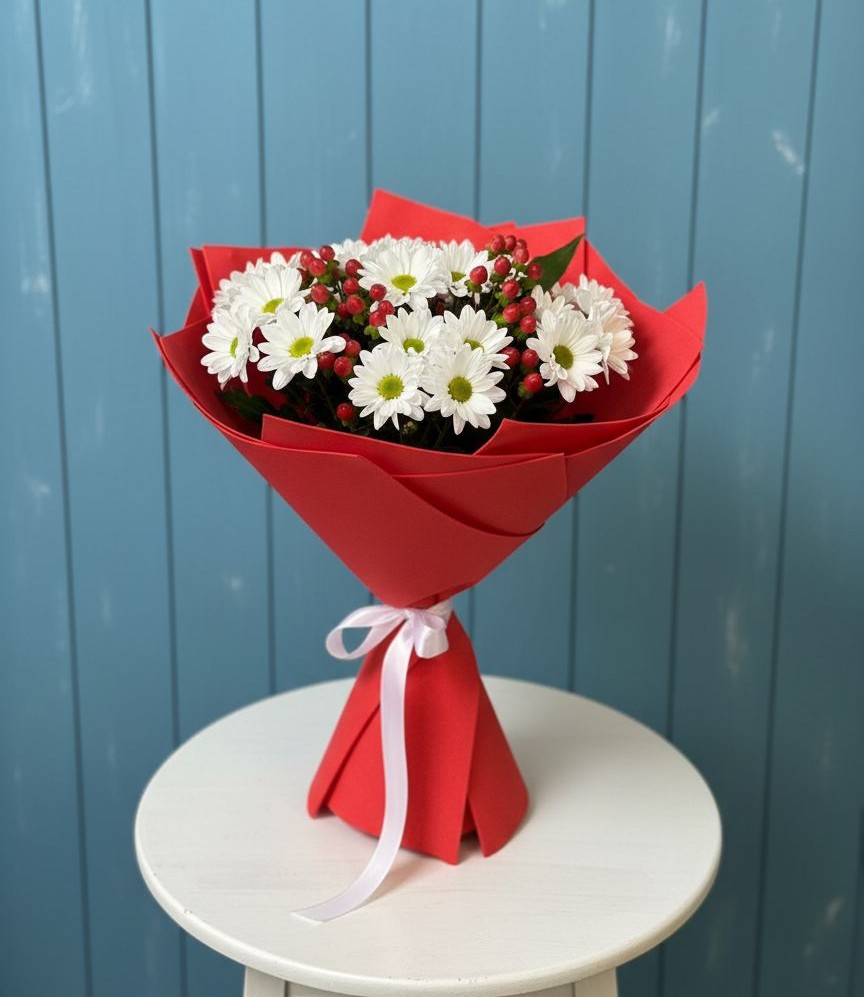 Букет цветов из: Хризантемы в Железнодорожном Иркутской области