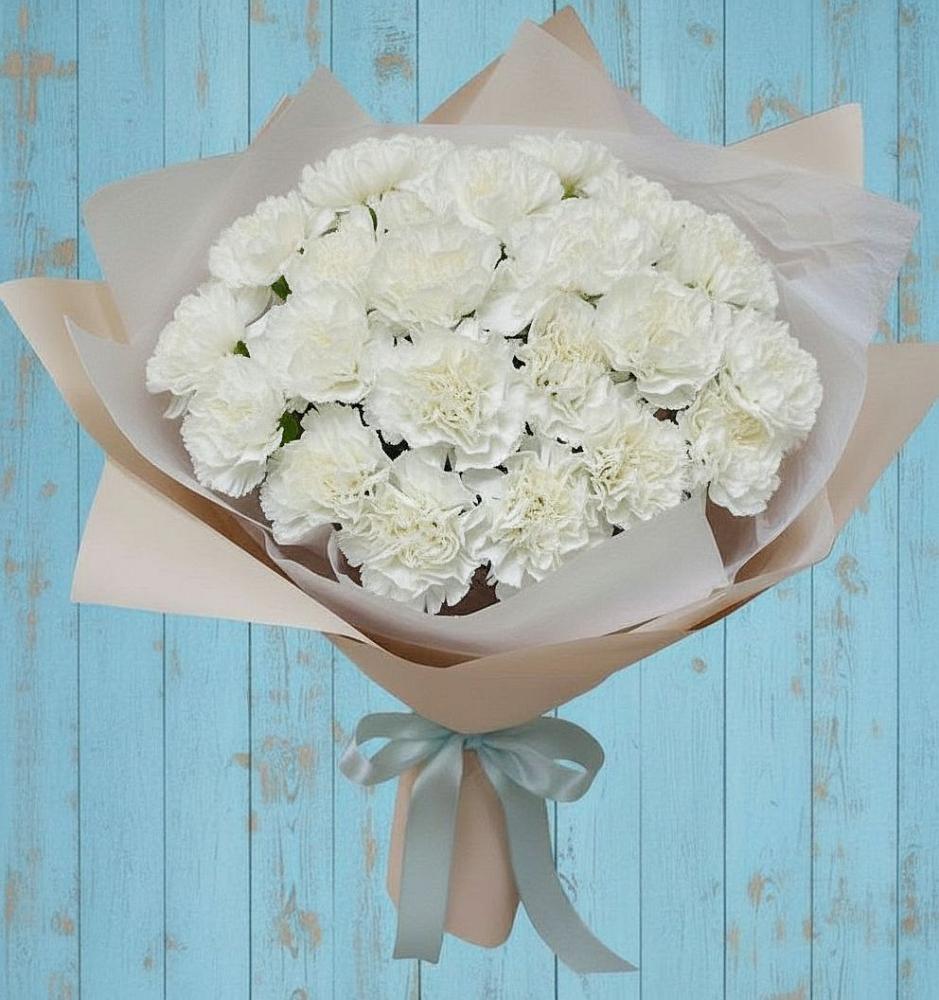 Букет цветов из: Гвоздики в Железнодорожном Иркутской области