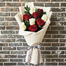 Букет цветов из:  Розы #REPLACE_PRED# Железнодорожном Иркутской области