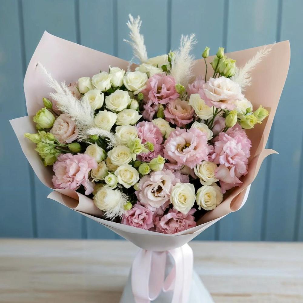 Букет цветов из: Альстромерии и Розы в Железнодорожном Иркутской области