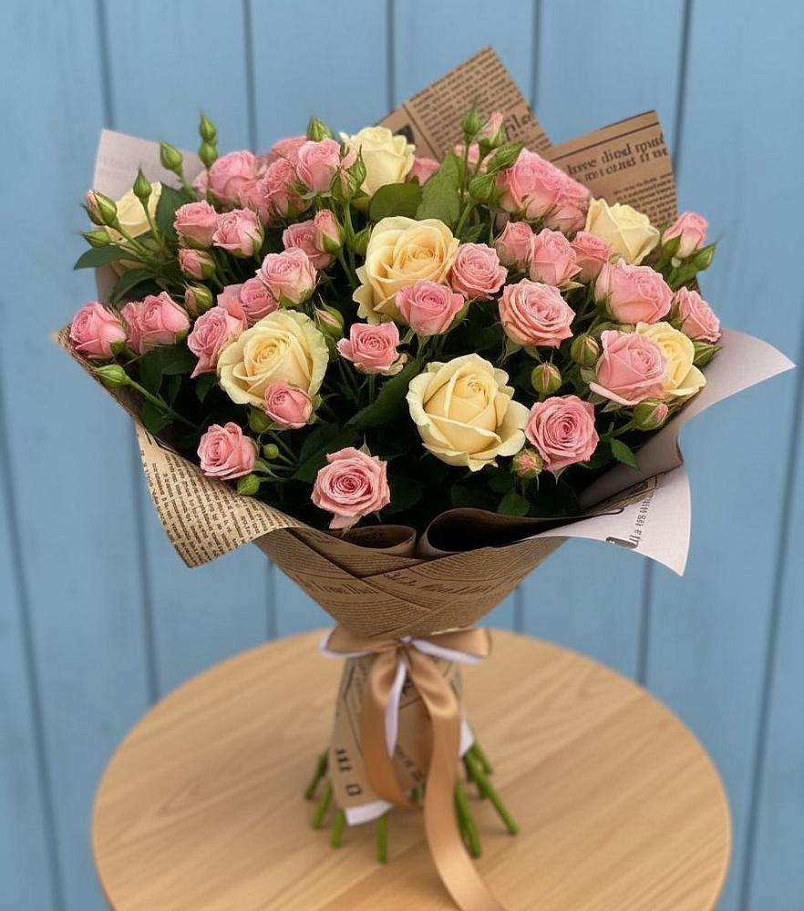Букет цветов из: Розы в Железнодорожном Иркутской области
