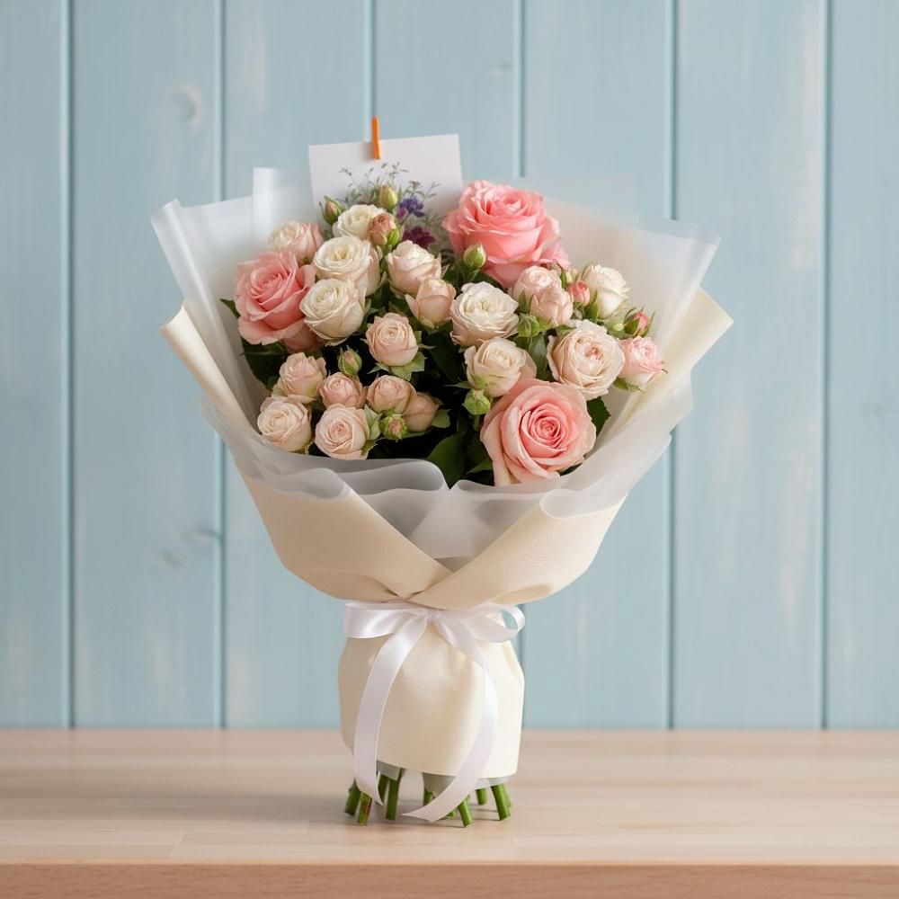 Букет цветов из: Розы в Железнодорожном Иркутской области