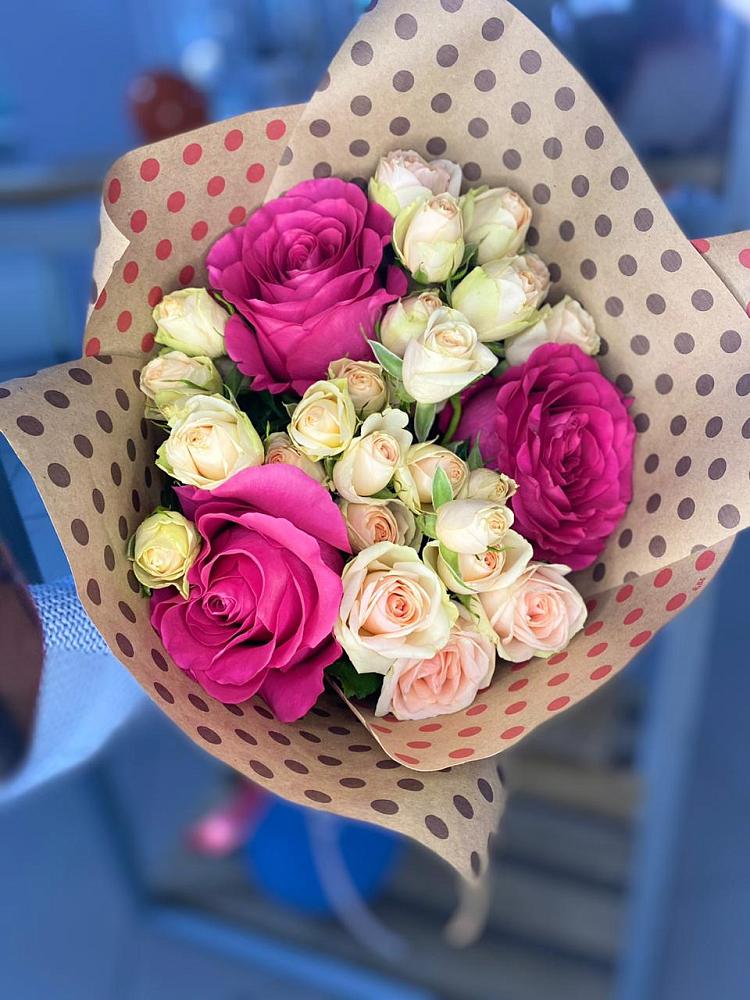 Букет цветов из: Розы в Железнодорожном Иркутской области
