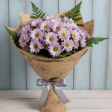 Букет цветов из:  Хризантемы #REPLACE_PRED# Железнодорожном Иркутской области