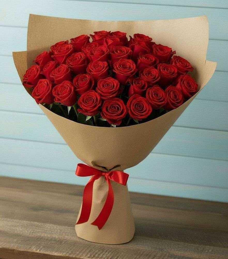 Букет Красные розы Милано в Железнодорожном Иркутской области