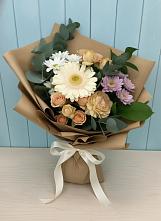 Букет цветов из:  Герберы и Хризантемы в Железнодорожном Иркутской области