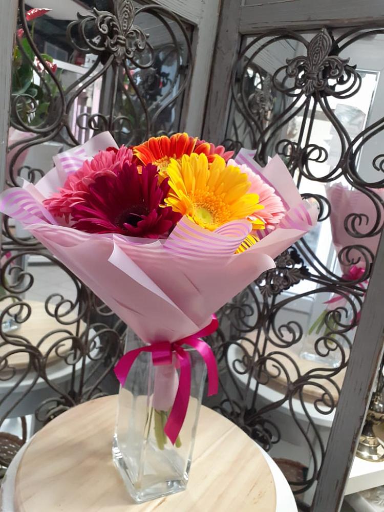 Букет цветов из: Герберы в Железнодорожном Иркутской области