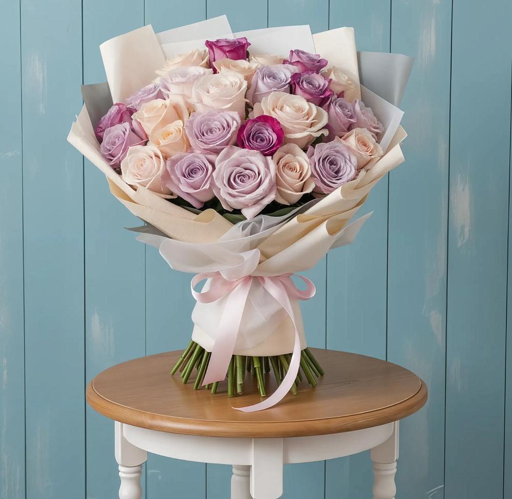 Букет цветов из: Розы в Железнодорожном Иркутской области