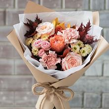 Букет цветов из:  Гвоздики, Хризантемы и Розы в Железнодорожном Иркутской области