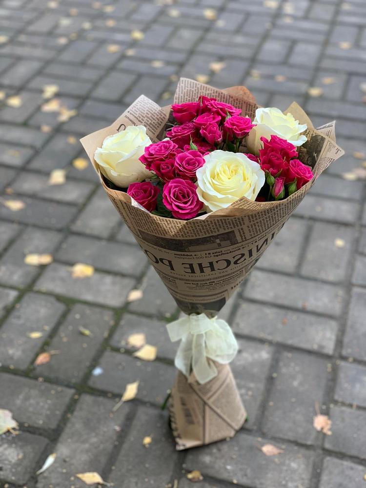 Букет цветов из: Розы в Железнодорожном Иркутской области