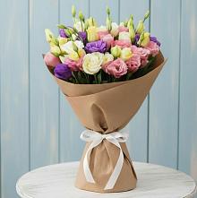 Букет цветов из:  Лизиантусы в Железнодорожном Иркутской области